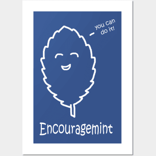 Encouragemint White Pocket Posters and Art